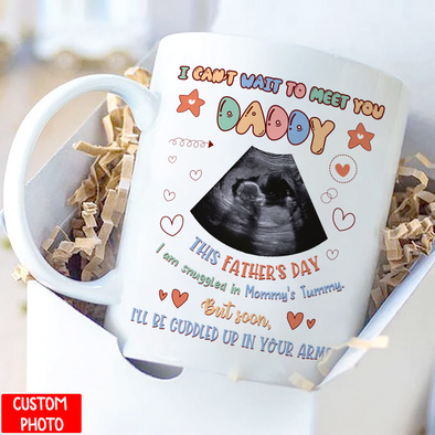 Personalized Gift For Future Dad I Can't Wait To Meet You Mug- NT-NN0108224