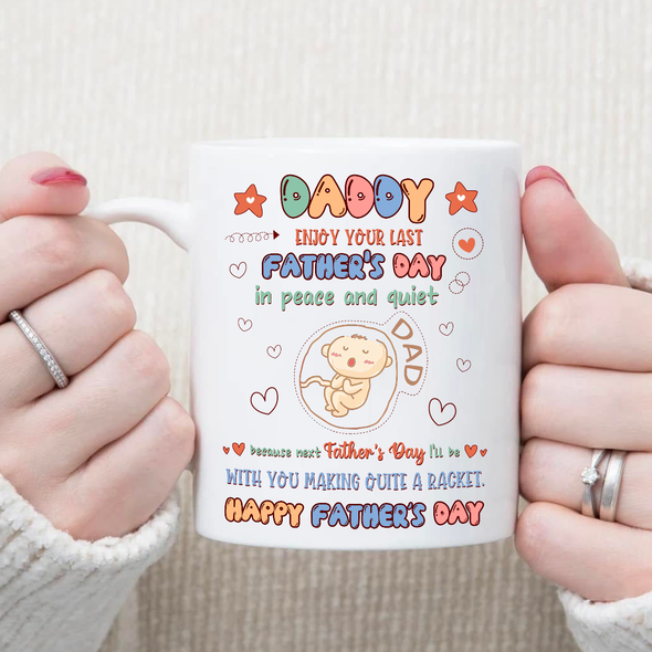Gift For Future Daddy Happy Father's Day Mugs - NT - NN0405223
