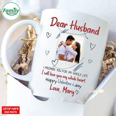 Personalized Gift For Future Husband Happy Valentine's Day Mugs - NT - NN1201223