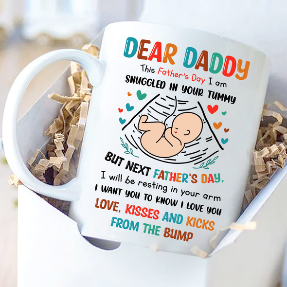 Gift For Future Daddy Next Father's Day I Will Be Resting In Your Arms Mugs - NT - NN2104226