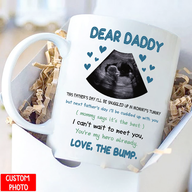 Personalized Gift For Future Daddy I Can't Wait To Meet You Mugs - NT - NN1905221