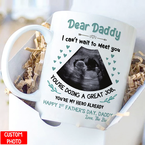 Personalized Gift For Future Dad I Can't Wait To Meet You- NT-NN2807223