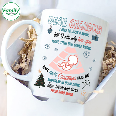 Gift For Future Grandma Next Christmas I'll Be Snuggled In Your Arms Mugs  - NT - NN1711219