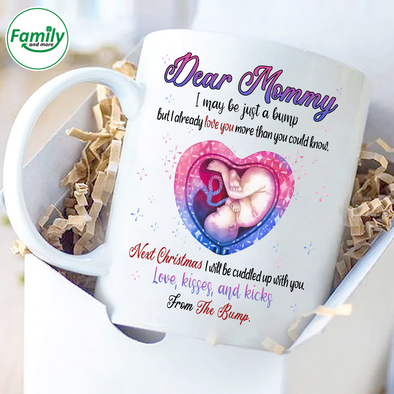 Gift For Future Mommy Love, Kisses And Kicks  Mugs - Nt - NN2110215