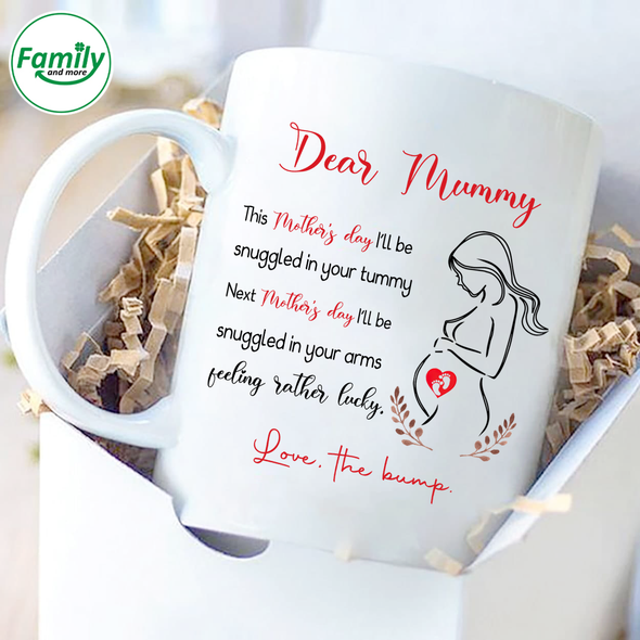 Gift For Future Mummy I'll Be Feeling Rather Lucky From Love The Bump Mugs  - NT - NN0802224