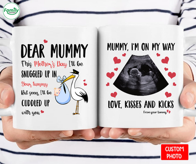 Personalized Gift For Future Mummy I'm On My Way Mugs - NT - NN2601223