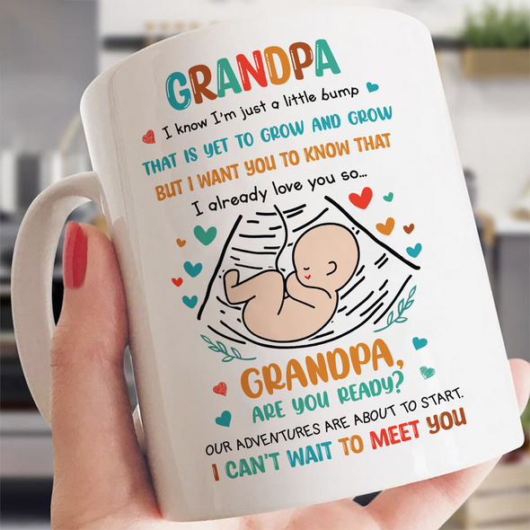 Gift For Future Grandpa Are You Ready? Mugs - LT - NN0905225