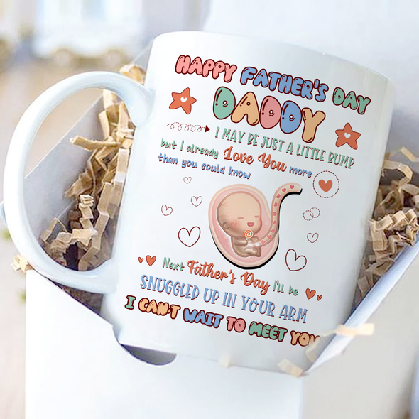 Gift For Future Daddy I Can't Wait To Meet You Mugs - NT - NN2504225