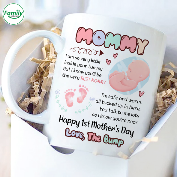 Gift For Future Mommy You Talk To Me Lots So I Know You're Near Mugs - NT - NN1204221