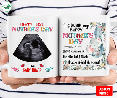 Personalized Gift For Future Mommy Happy First Mother's Day Mugs - Nt -NN1703223