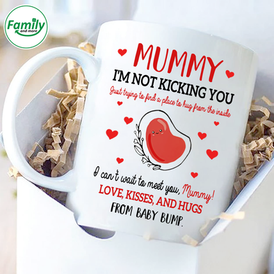 Personalized Gift For Future Mummy  I Can't Wait To Meet You Mugs - NT - NN0802227