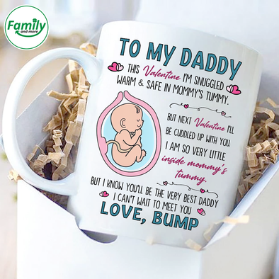 Gift For Future Daddy I Can't Wait To Meet You Mugs - NT - NN2201223
