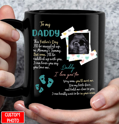Personalized Gift For Future Daddy I Can Hardly Wait To Be In Your Arms  - NT -NN1807223