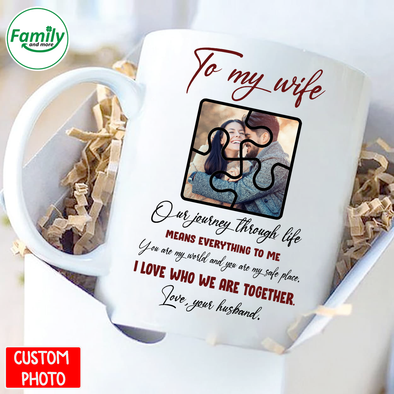 Personalized Gift For Future Wife You Are My World And You Are My Safe Place Mugs - NT - NN0501222