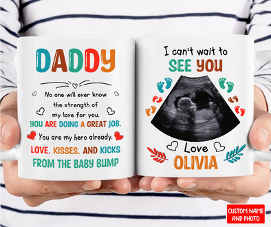 Personalized Gift For Future Daddy You Are My Hero Already Mugs - NT - NN0405225