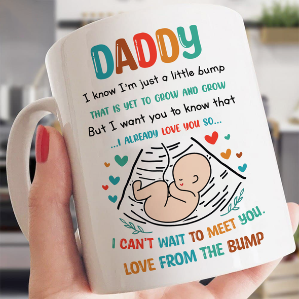 Gift For Future Daddy I Can't Wait To Meet You Mugs - NT - NN0405226