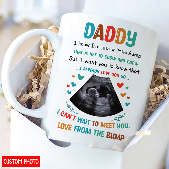 Gift For Future Daddy I Can't Wait To Meet You Mugs - NT - NN1005221