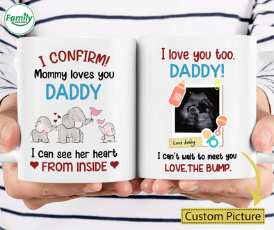 Personalized Gift For Future Daddy I Can't Wait To Meet You  Mugs - NT - NN2211213