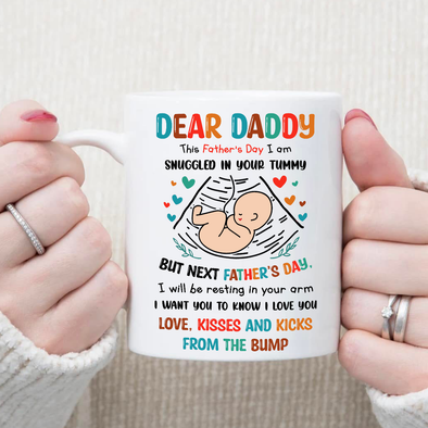 Gift For Future Daddy Next Father's Day I Will Be Resting In Your Arms Mugs - NT - NN2104226