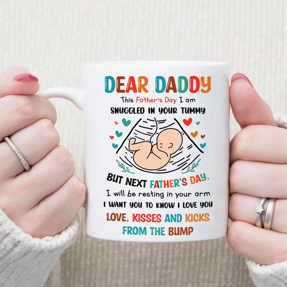 Gift For Future Daddy Next Father's Day I Will Be Resting In Your Arms Mugs - NT - NN2104226