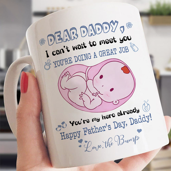 Gift For Future Daddy You're My Hero Already Mugs - NT - NN1405222