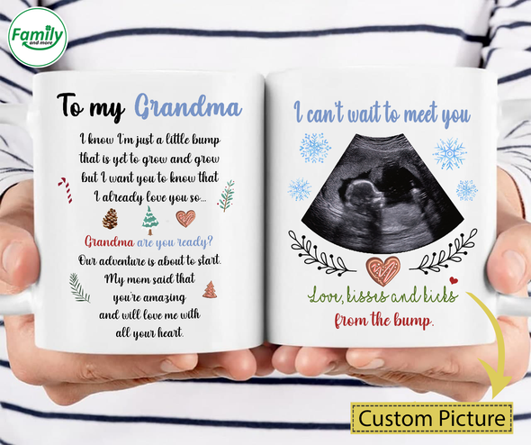 Personalized Gift For Future Grandma My Mom Said That You're Amazing And Will Love Me With All Your Heart Mugs -  NT - NN1211212