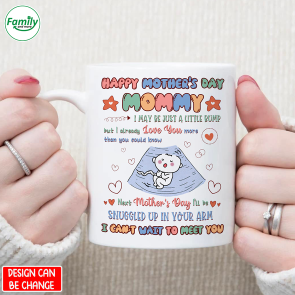 Gift For Future Mommy I Can't Wait To Meet You Mugs - NT - NN1604224