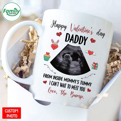 Personalized Gift For Future Daddy Happy Valentine's Day Mugs - NT - NN1001224