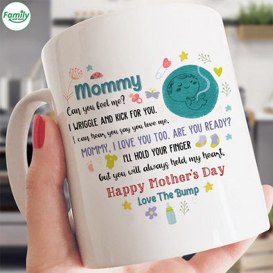 Gift For Future Mommy I'll Hold Your Finger But You Will Always Hold My Heart Mugs - NT - NN0804225