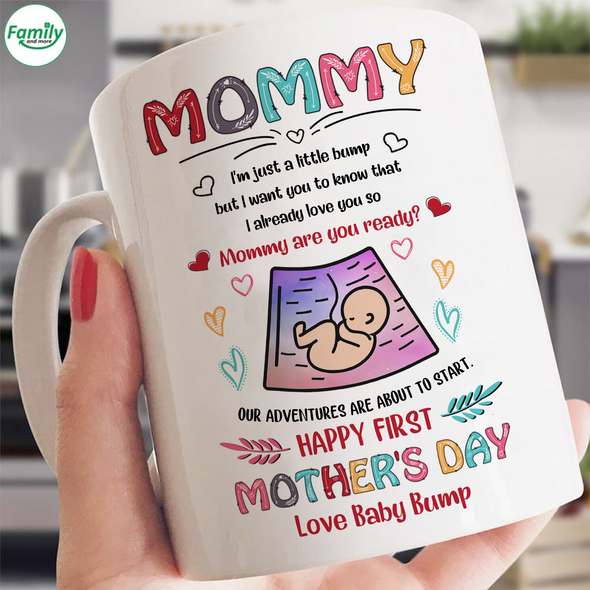 Gift For Future Mommy Our Adventures Are About To Start Mugs - NT - NN1504224
