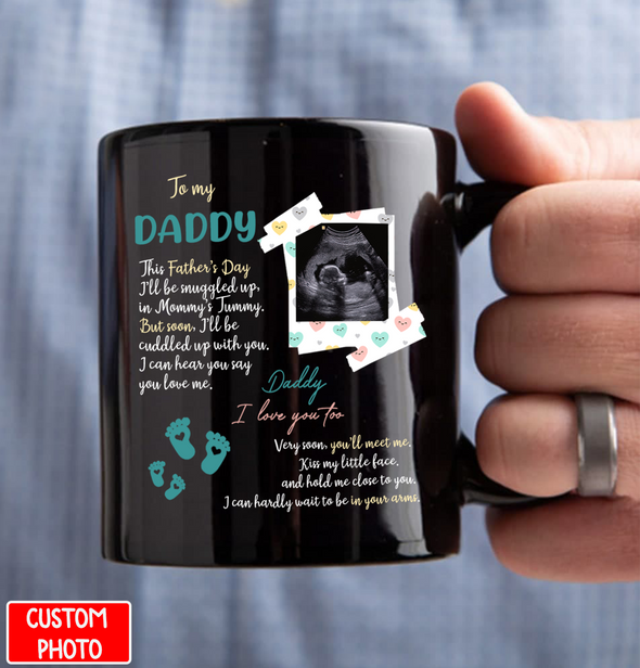 Personalized Gift For Future Daddy I Can Hardly Wait To Be In Your Arms  - NT -NN1807223