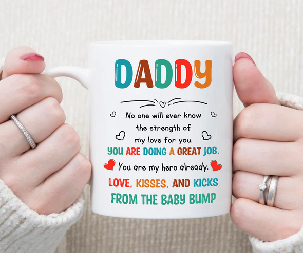 Personalized Gift For Future Daddy You Are My Hero Already Mugs - NT - NN0405225
