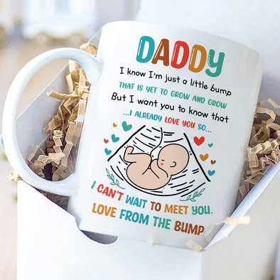 Gift For Future Daddy I Can't Wait To Meet You Mugs - NT - NN0405226