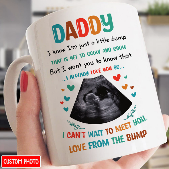 Gift For Future Daddy I Can't Wait To Meet You Mugs - NT - NN1005221