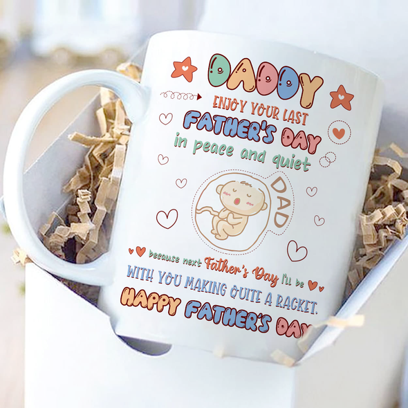 Gift For Future Daddy Happy Father's Day Mugs - NT - NN0405223
