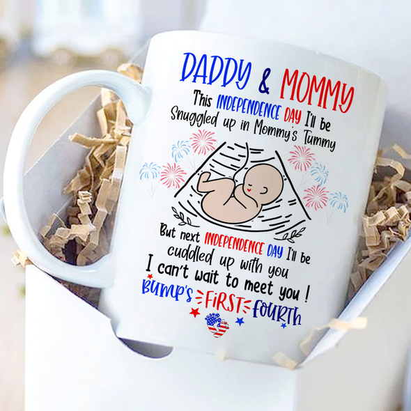 Gift For Future Daddy & Mommy I Can't Wait To Meet You Mugs - NT - NN2605224
