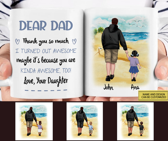 Gift For Daddy Thank You So Much Mugs - NT - NN1205223