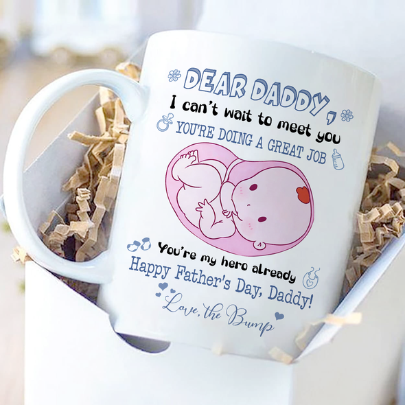 Gift For Future Daddy You're My Hero Already Mugs - NT - NN1405222