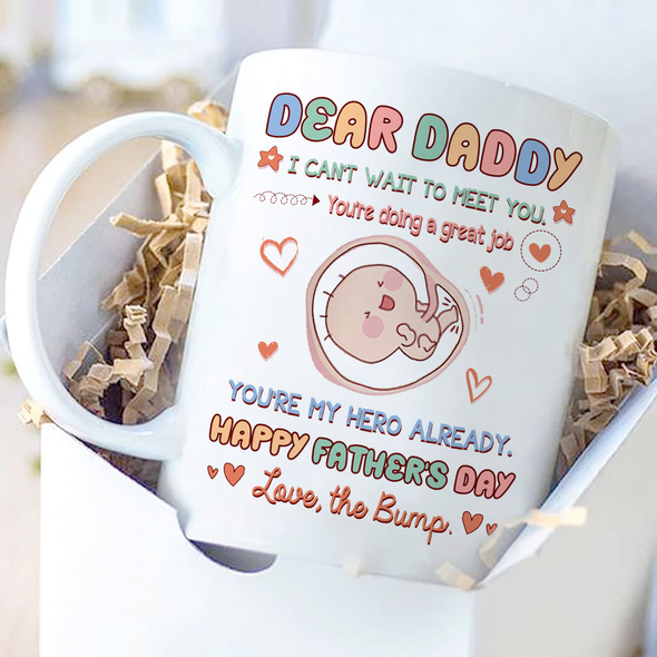 Gift For Future Dad I Can' Wait To Meet You Mug- NT-NN1008222