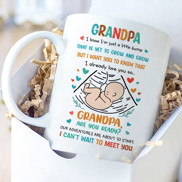 Gift For Future Grandpa Are You Ready? Mugs - LT - NN0905225