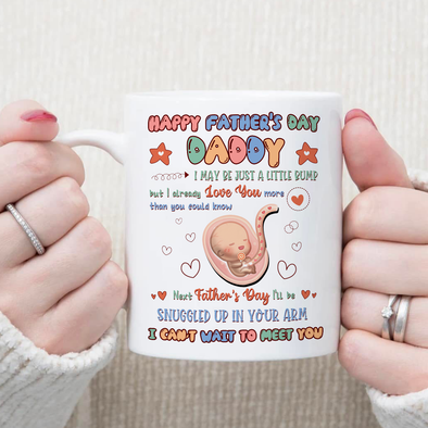 Gift For Future Daddy I Can't Wait To Meet You Mugs - NT - NN2504225