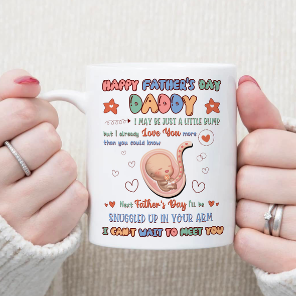 Gift For Future Daddy I Can't Wait To Meet You Mugs - NT - NN2504225