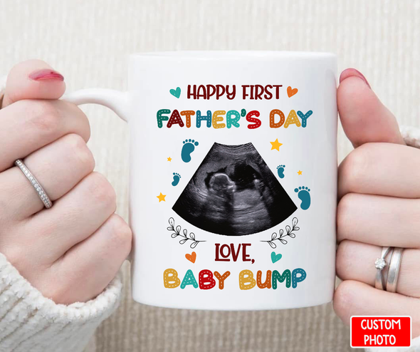 Personalized Gift For Future Daddy Happy First Father's Day Mugs - NT - NN1405224