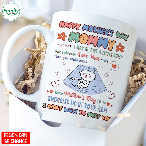 Gift For Future Mommy I Can't Wait To Meet You Mugs - NT - NN1604224