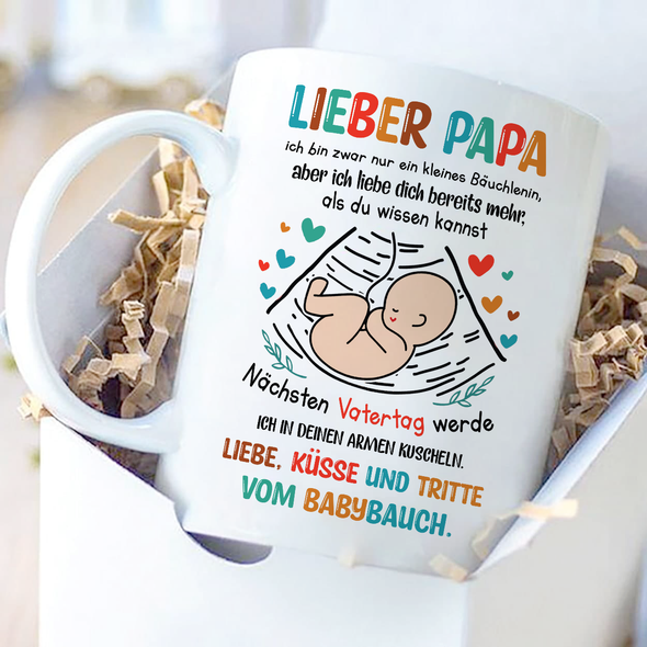 Liebe, Küsse Und Tritte Vom Babybauch Mugs - NT - NN0905224