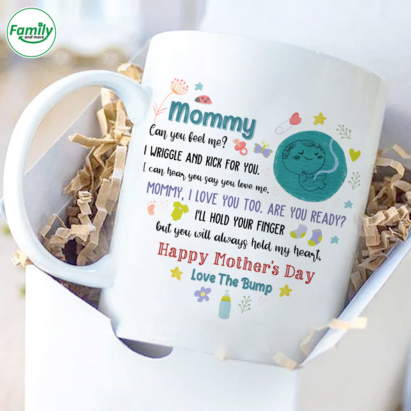 Gift For Future Mommy I'll Hold Your Finger But You Will Always Hold My Heart Mugs - NT - NN0804225