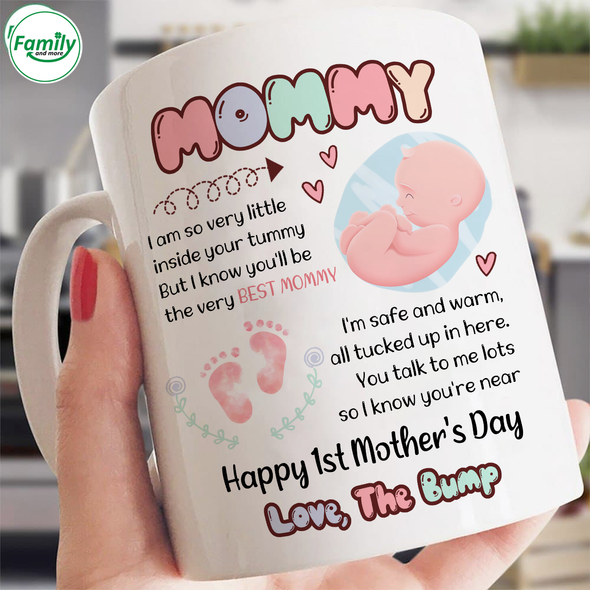 Gift For Future Mommy You Talk To Me Lots So I Know You're Near Mugs - NT - NN1204221