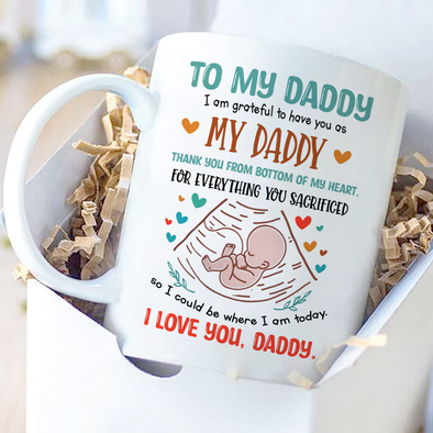 Gift For Future Dad I Am Grateful To Have You As My Dad Mug- NT-NN0108221