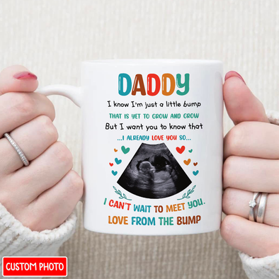 Gift For Future Daddy I Can't Wait To Meet You Mugs - NT - NN1005221