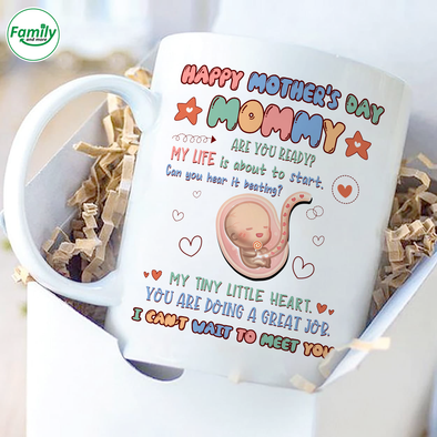 Gift For Future Mommy Can You Hear It Beating? Mugs - NT - NN1404225
